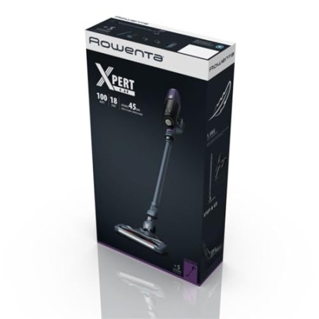 Rowenta XPert 6.60 - Aspiradora escoba versátil sin cable, con 3 funciones en 1 multiespacios, batería de litio, 2 velocidades