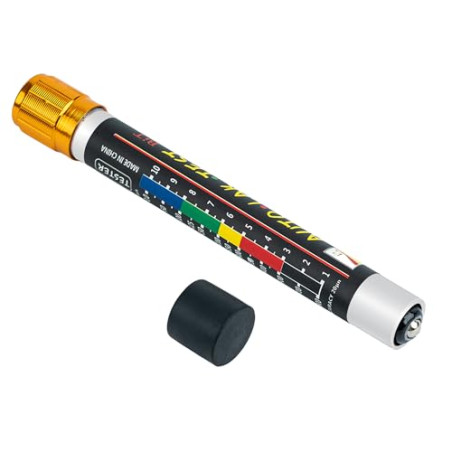 Mcbazel Medidor de Espesor de Pintura, Medidor de Espesor de Pintura para Coches con Punta Magnética y Escala de Micras, Dispos