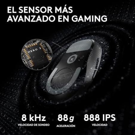 Logitech G Pro X Superlight 2c, ratón inalámbrico Compacto para Gaming, 53g, Calidad Profesional, 5 Botones programables, Sens