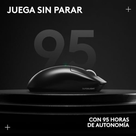 Logitech G Pro X Superlight 2c, ratón inalámbrico Compacto para Gaming, 53g, Calidad Profesional, 5 Botones programables, Sens