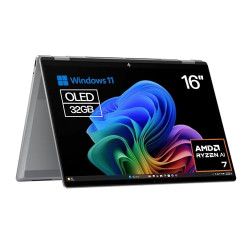 HP OmniBook Ultra Flip 14-fh0002ns - Ordenador Portátil Convertible de 14" OLED 2.8K 120Hz Intel Ultra 7-258V, 32GB RAM, 1 TB,