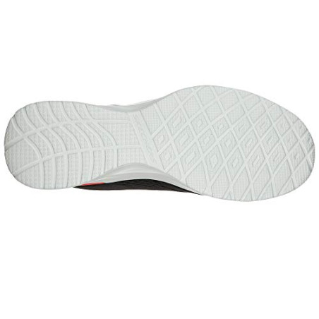 Skechers Skech-Air Dynamight Tuned Up, Zapatillas de Deporte Hombre, Black Engineered Mesh PU Gray Trim, 42 EU