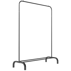 T-LOVENDO.ES Perchero Burro Ropa Resistente, Estable y Estrecho. Sin Ruedas, Con balda Zapatero. Color Blanco.