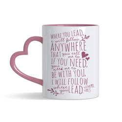 Crunchy Carrots Gilmore - Taza de café de cerámica con mango de corazón de colores de 325 ml para cumpleaños, Navidad, mejor