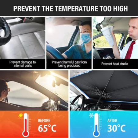 OEIRFGRF Coche Parasol Delantero, para Benz V Class V Classe V Clase V Klasse V220d V250d V300d protección Solar Profesional pa