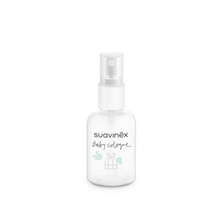 Suavinex, Regalo Baby Cologne 100 ml + Formato Viaje 50 ml + Peluche para Bebé - Colonia Baja en Alcohol para Niños, No Mancha