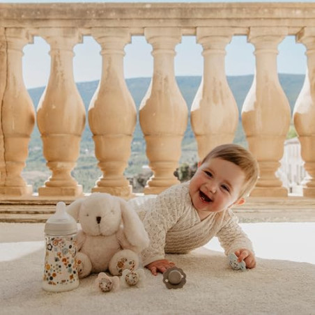 Suavinex, Regalo Baby Cologne 100 ml + Formato Viaje 50 ml + Peluche para Bebé - Colonia Baja en Alcohol para Niños, No Mancha