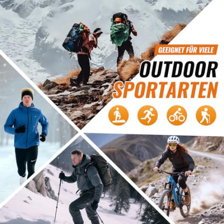 inaWarm Calcetines de merino para hombre y mujer, 3 pares, cálidos calcetines de lana, calcetines térmicos transpirables, calc