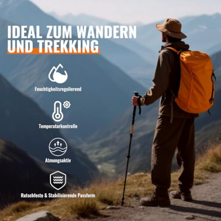 inaWarm Calcetines de merino para hombre y mujer, 3 pares, cálidos calcetines de lana, calcetines térmicos transpirables, calc