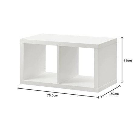 IKEA KALLAX Estantería blanca 77x42 cm