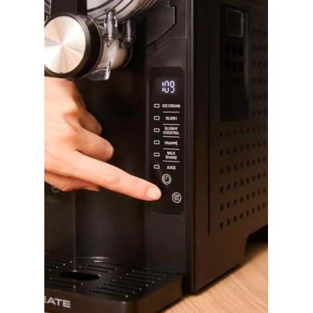 CREATE/SLUSH MAKER/Máquina de granizados y bebidas heladas/Capacidad de 2.6L, 6 programas pre-establecidos, control táctil, mo