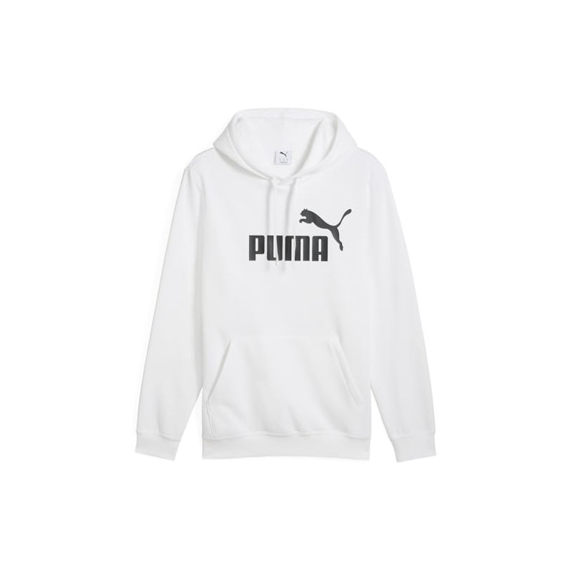 PUMA ESS No. 1 Logo Hoodie FL, Sudaderas con Capucha Hombre, PUMA Black,