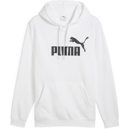 PUMA ESS No. 1 Logo Hoodie FL, Sudaderas con Capucha Hombre, PUMA Black,