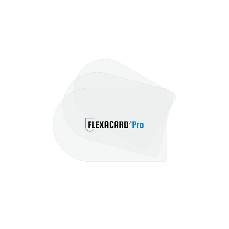 Apertura de puerta con tarjeta: Flexacard® Pro | Tarjetas grandes para puertas | Original | 3 unidades | 0,35 mm de grosor | He