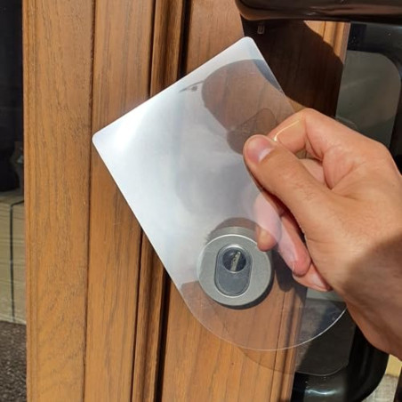 Apertura de puerta con tarjeta: Flexacard® Pro | Tarjetas grandes para puertas | Original | 3 unidades | 0,35 mm de grosor | He