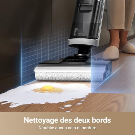 DREAME H14 Pro Aspiradora en Seco y Húmedo, Alcance de 180 Celsius, Autolimpieza a 60 Celsius, Secado en 5 min, Máxima Potenci