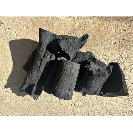 Carbon Vegetal Barbacoa Carbon Barbacoa Carbón 100% Sin Humo Ni Aditivos Carbón Vegetal De Encina Premium Ideal Sin Humo Barba