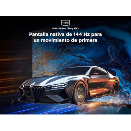 TCL 85Q8C, 85'' QD-Mini LED TV, 4K HDR Premium 5000, ZeroBorder™, Smart TV con Google TV (Dolby Vision IQ y Atmos, Panel Cryst