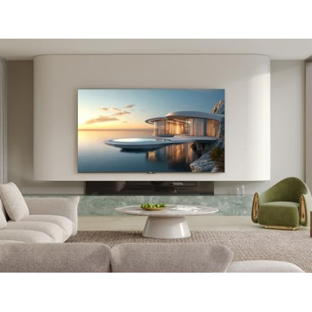 TCL 85Q8C, 85'' QD-Mini LED TV, 4K HDR Premium 5000, ZeroBorder™, Smart TV con Google TV (Dolby Vision IQ y Atmos, Panel Cryst