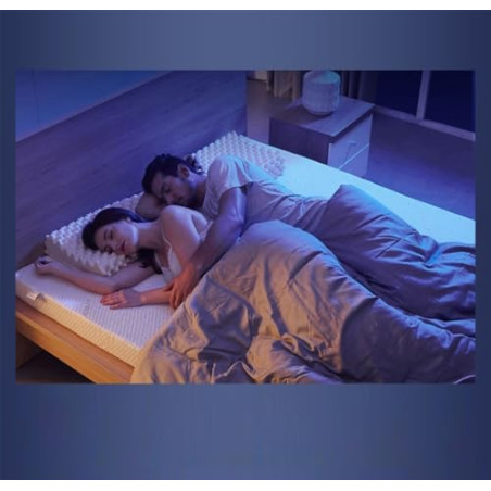 BIRJXVTO Tailandia Colchón de látex 100% Natural Colchón de látex Natural Home Single Double Mats with Cover Twin Full Size,