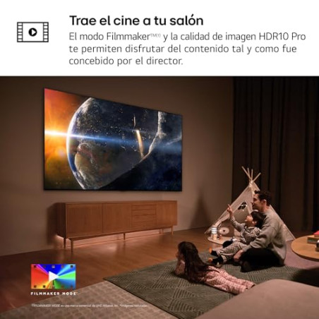 LG 65QNED84A6C - TV 65", QNED 4K, Smart TV, WebOS 25, Super Upscaling, Dolby Vision y Atmos, Alexa/Google Assistant, Negro