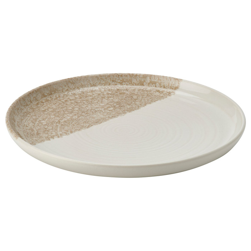 KRUSTISTEL plat petit, amb disseny/beix clar, 20 cm - IKEA