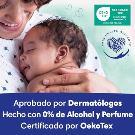 Dodot Toallitas Aqua Pure para Bebé, 1.296 Toallitas, Ayuda a restaurar el pH natural de la piel, 99% agua