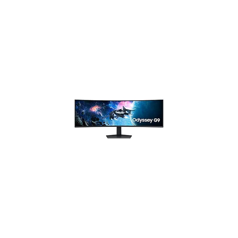 Samsung 49" Monitor Gaming Odyssey G9 Dual QHD, 5120x1440, 32:9, 2500:1, 1000R, 240 Hz, 1 ms, 360 CD/m², HDMI, FreeSync Premium