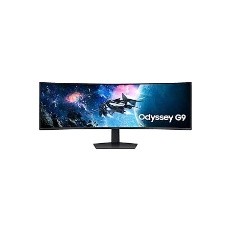 Samsung 49" Monitor Gaming Odyssey G9 Dual QHD, 5120x1440, 32:9, 2500:1, 1000R, 240 Hz, 1 ms, 360 CD/m², HDMI, FreeSync Premium