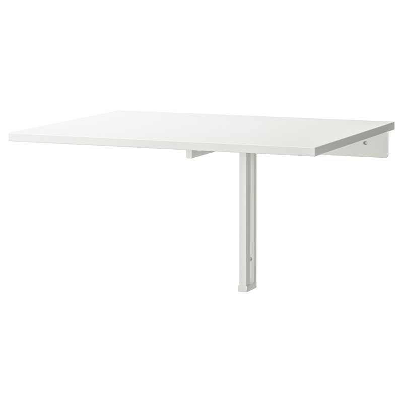 NORBERG Mesa plegable de pared, blanco - IKEA