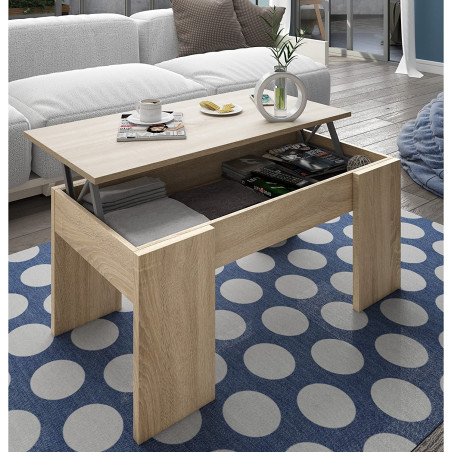 Mesa de centro elevable