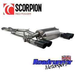 Scorpion Exhaust BMW M4 F82 F83 / M3 F80 Cat Back System Non Res Black SBMS073C | eBay