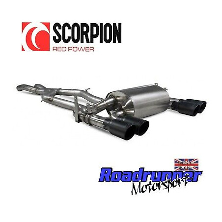 Scorpion Exhaust BMW M4 F82 F83 / M3 F80 Cat Back System Non Res Black SBMS073C | eBay