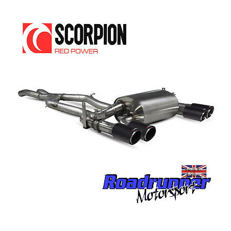 Scorpion Exhaust BMW M4 F82 F83 M3 F80 Cat Back System Non Res Carbon SBMS073CF | eBay
