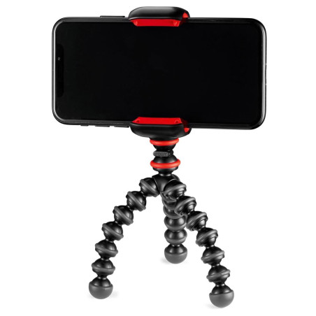 JOBY GorillaPod Starter Kit, Mini Trípode Flexible Versátil con Abrazadera Universal para Smartphone, Soporte para GoPro y Lin
