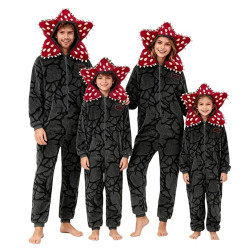 Genérico Unisex D-Demogorgon Pijama de Una Pieza, D-Demogorgon Pijama Niños Adultos Navidad Entero con Capucha 2025